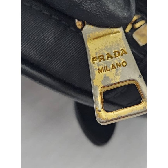 Authentic PRADA Tessuto Nylon Mini Camera Shoulder Bag Black - Picture 10 of 10
